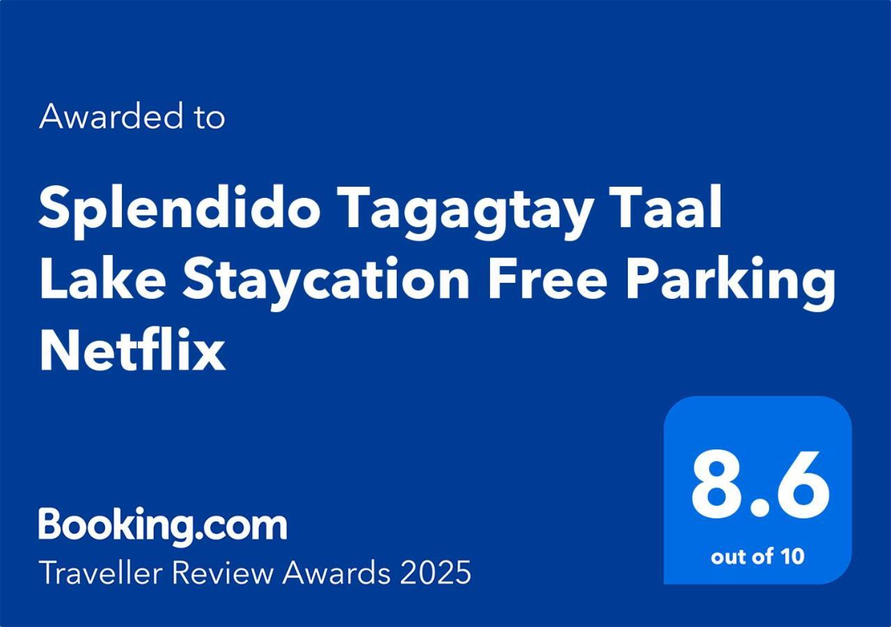 Splendido Tagagtay Taal Lake Staycation Free Parking Netflix No Free Pool Тагайтай Экстерьер фото